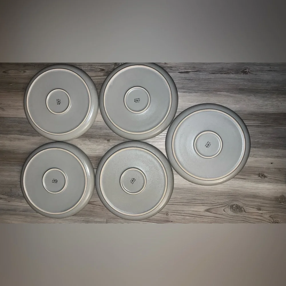 West Elm Dinner Plate Set Of 4 Charleston Bluish Gray